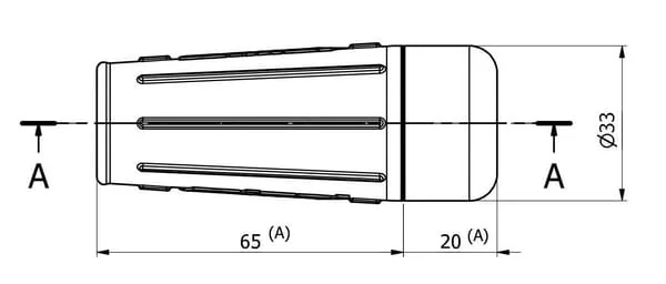 Simol - STR1312 - Griff 15mm PVC