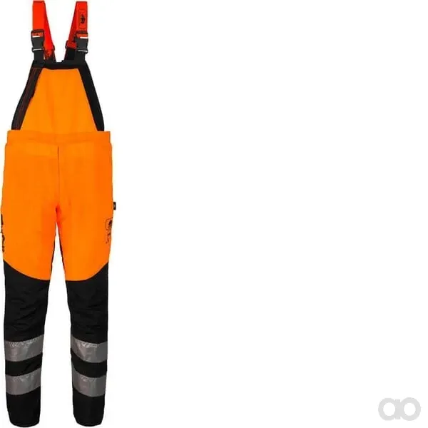 SIP - 1RH1OB3XL - Kettensaegen-Latzhose, Signalorange 1RH1, 3XL
