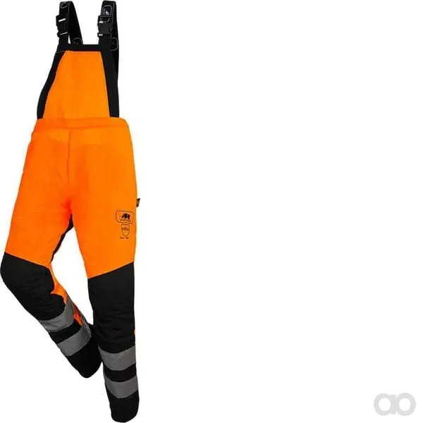 SIP - 1RH1OB3XL - Kettensaegen-Latzhose, Signalorange 1RH1, 3XL