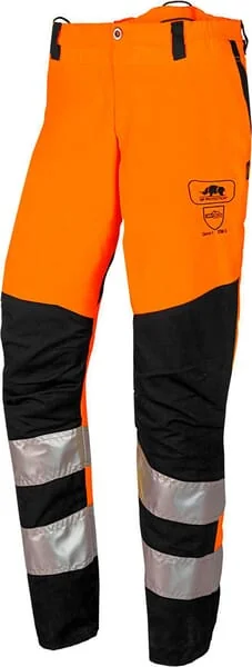 SIP - 1RQ1OBM - Motorsaegenhosen, Orange, BASEPRO SIP