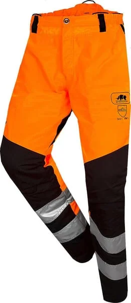 SIP - 1RQ1OBS - Motorsaegenhosen, Orange, BASEPRO SIP