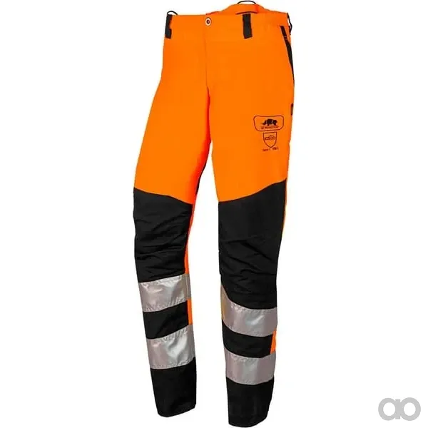 SIP - 1RQ1OBXL - Motorsaegenhosen, Orange, BASEPRO SIP