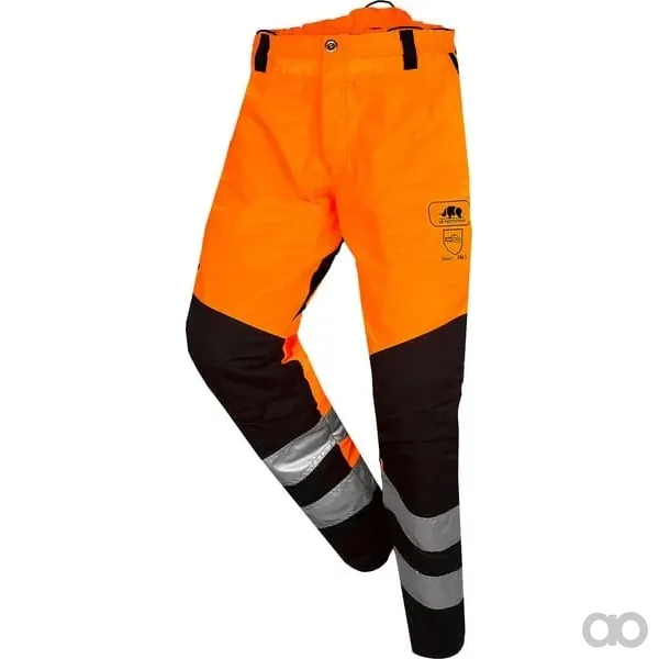 SIP - 1RQ1OBXL - Motorsaegenhosen, Orange, BASEPRO SIP