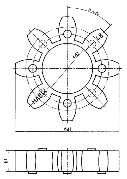 Sit - AR2432 - Spider 24/32 92 Shore-A Gelb