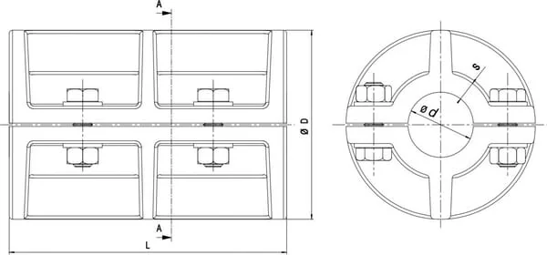 Sit - GB40 - Bolzenkupplung Diameter 40