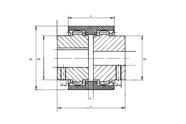Sit - GDM48 - Hub Sitex Groesse 48 Massiv