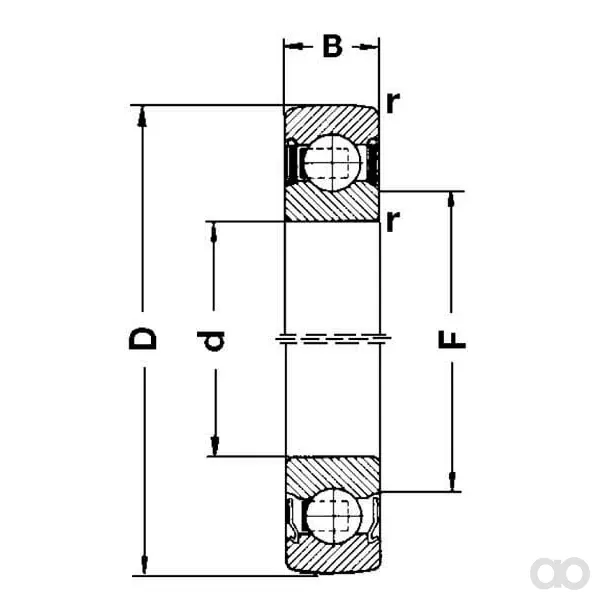 SKF - 17262072RSSKF - Lager