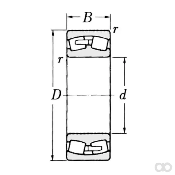 SKF - 21315E - Sphaerisches Rollenlager