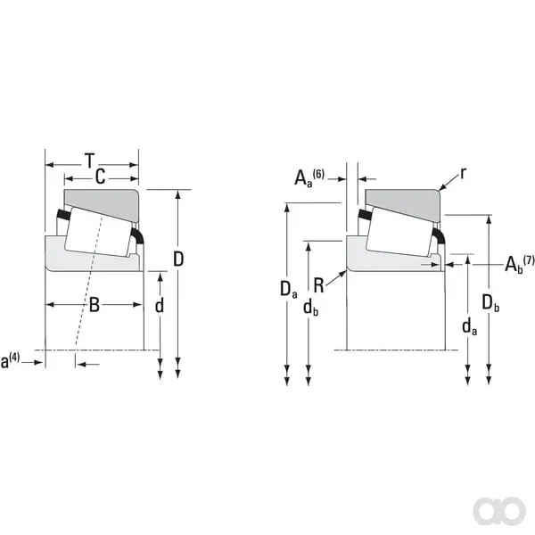 SKF - 7500HM803110 - Außenring des Kegellagers