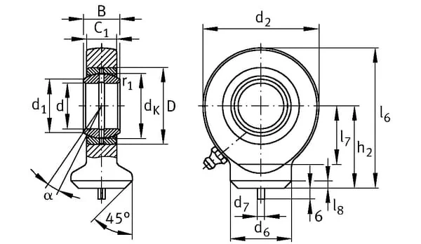 SKF - 7500SC30ES - Stangenkopf