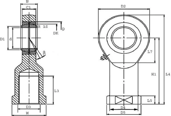 SKF - 7500SI6E - Stangenkopf