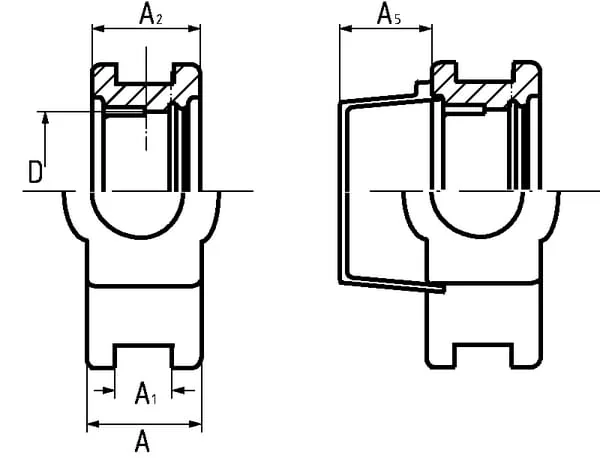 SKF - 7500TU504M - Lagergehaeuse