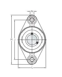 SKF - F2BC20MCPSS - Gehaeuseeinheit SKF Foodline
