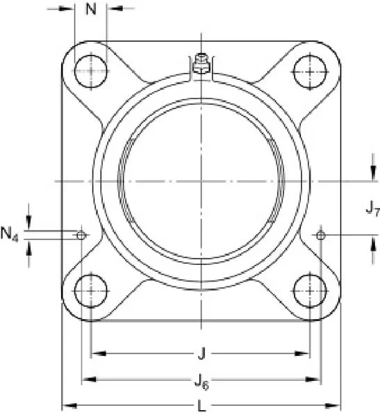 SKF - FYJ505 - Lagergehäuse