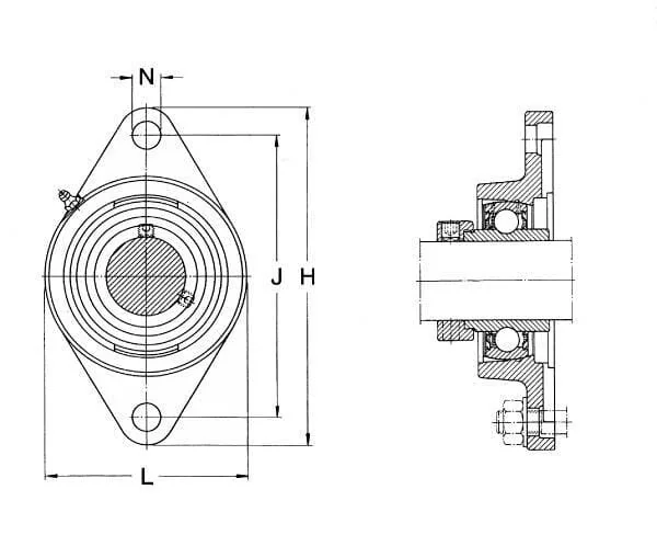 SKF - FYTB20WF - Y-Lager FYTB 20 WF