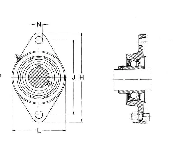 SKF - FYTBK25TF - Y-Lager FYTBK 25 TF