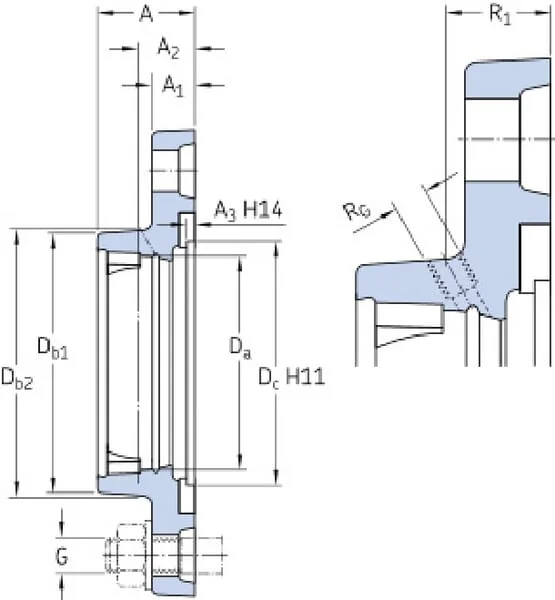 SKF - FYTJ504 - Lagergehäuse