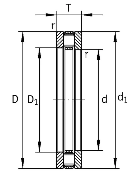 SKF - K81106TN - Kegelrollenlager K 81106 TN