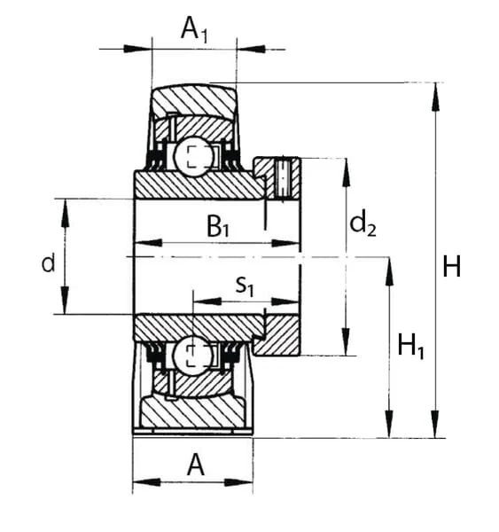 SKF - SY11516FM - Y-Lager