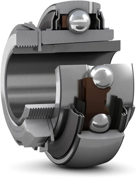 SKF - SYJ60KF - Pendelrollenlager-Einheit mit Setzschraubensicherung Gusseisen