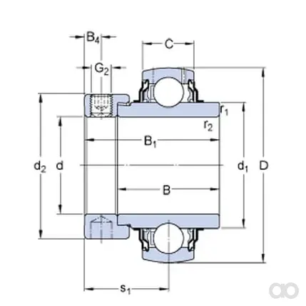 SKF - YEL2072FSKF - Axiallager