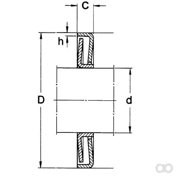 SKF - Z205FSKF - Labyrinthdichtung SKF