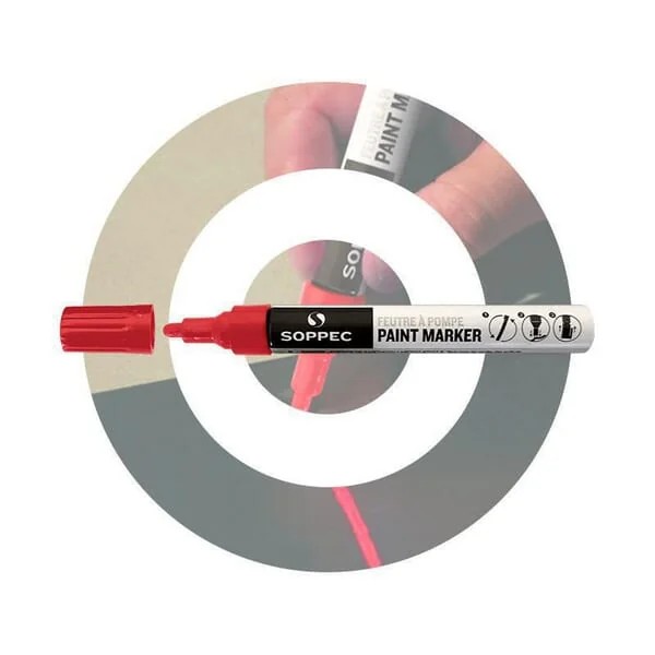 Soppec - 551604SOP - Farbmarker Rot