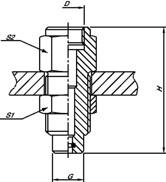 Spradow - MA2014RVS - Manometeranschluss 1/4 Edelstahl