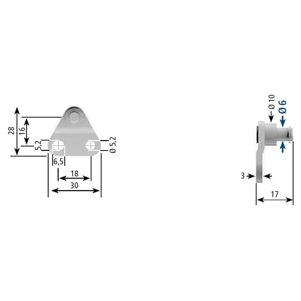 Stabilus - CA8268WB - Halterung Fuer Gasdruckfedern und Daempfer