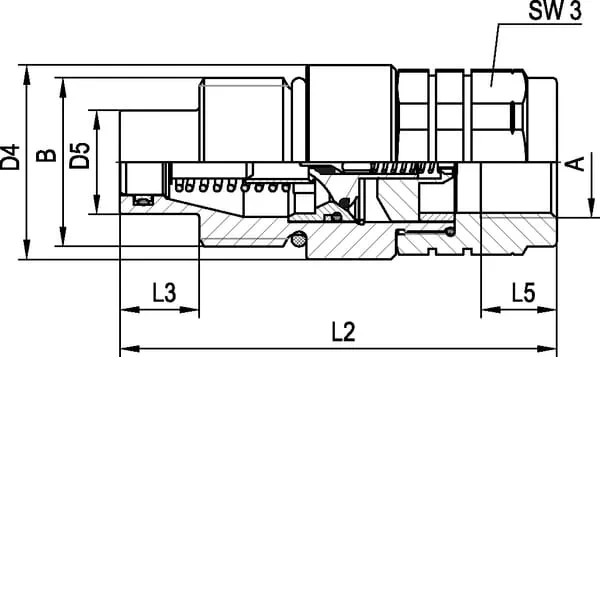 Stauff - FT192IGF16 - FT19 Innengewinde 1" Stopfen
