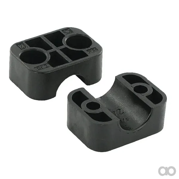 STAUFF - RS9112172PAG - Klemme Schwarz Glatt A2 17,2mm