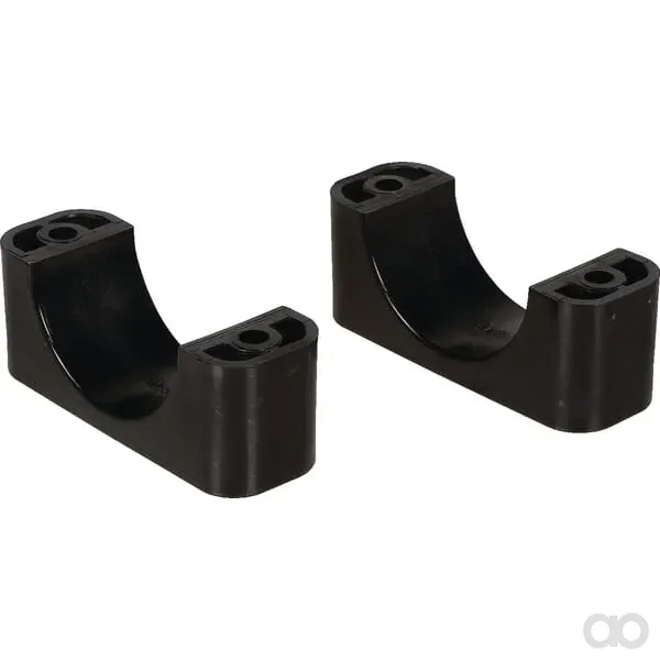 STAUFF - RS9116508PAG - Klemme Schwarz Glatt A6 50,8mm
