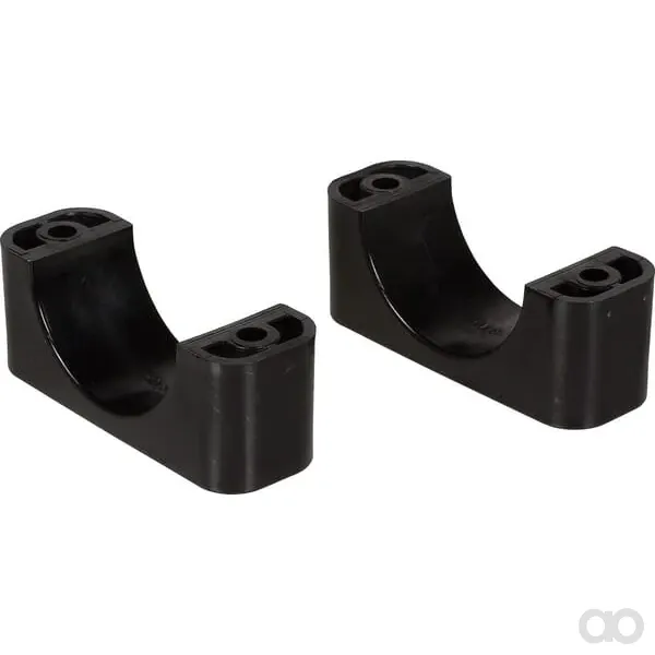STAUFF - RS9116508PAG - Klemme Schwarz Glatt A6 50,8mm