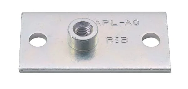 STAUFF - RS9410 - Zweilochplatte Stahl Gr.0