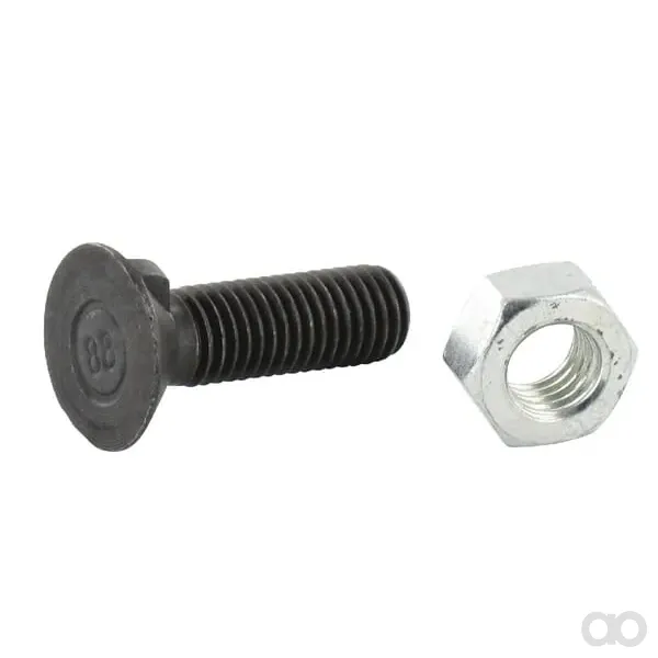 Steeno - 11212041 - Pflugschraube Mit Bund M12x40 Steeno