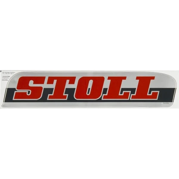 Stoll - 3502260 - Aufkleber "Stoll" 8-40 RE