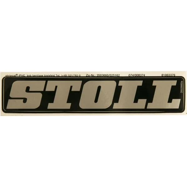 Stoll - 3503660 - Aufkleber Stoll