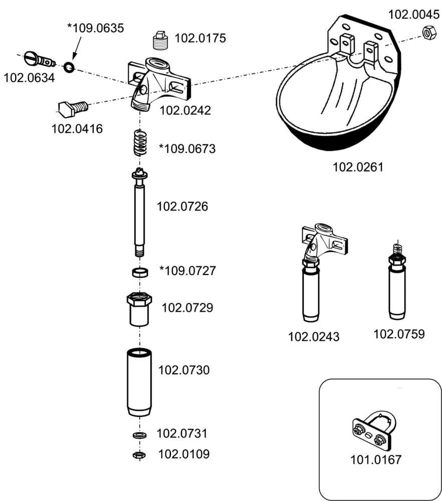 Suevia - SU1020729 - Dichtungshalter fuer 62,94,859