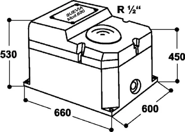 Suevia - SU1300630 - Tränke Modell 630 Thermo
