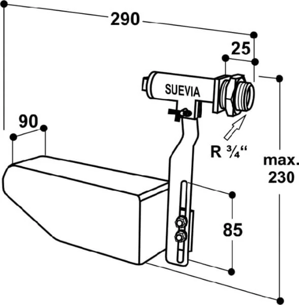 Suevia - SU1310700 - Stift MOD. 700