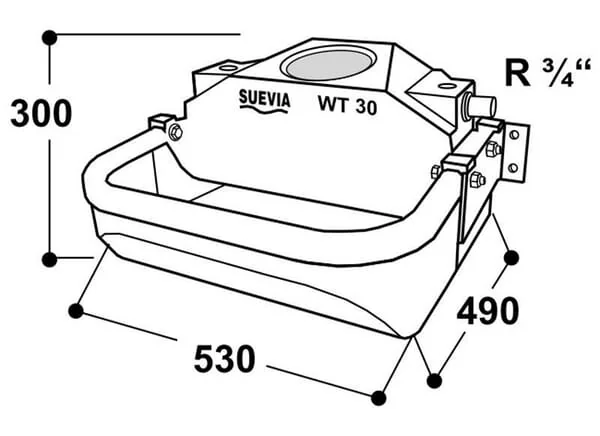 Suevia - SU1600030 - Traenkebecken WT30
