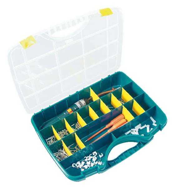 Tayg - 024009TAY - Sortimentkasten 350x460x81mm, 21l Fassungsvermoegen, Gruen Polypropylen, 26 Faecher, 24-26 Von Tayg