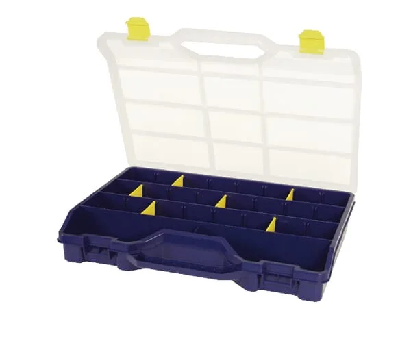 Tayg - 147005TAY - Sortimentkasten 350x460x81mm, 21l Fassungsvermoegen, Blau Polypropylen, 26 Faecher, 47-26 Von Tayg