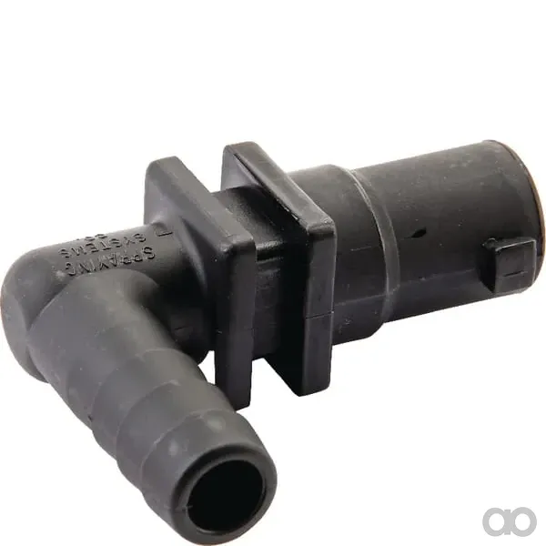 TeeJet - 18638111540NYB - Duesenhalter Bogen 3/8" 9,5mm Schlauchanschluss