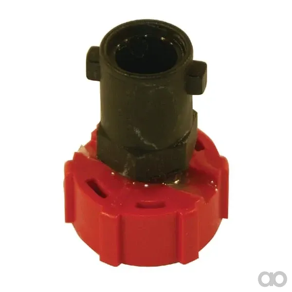 TeeJet - 902054NYB - Duesenadapter-Verschlusskappe Bajonett Mit Gewinde Schwarz TeeJet