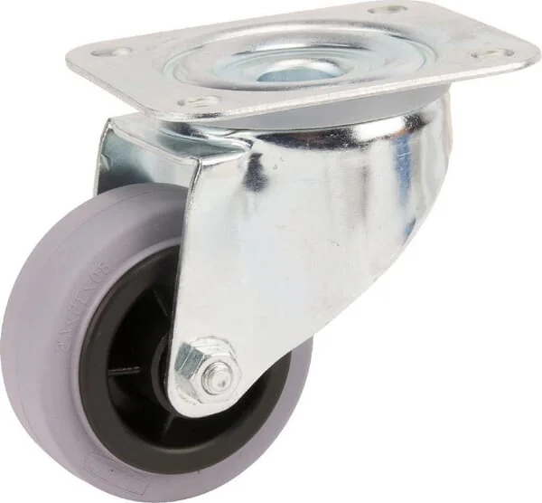 Tente - 3470PIR080P62 - Lenkrollen mit grauem Gummireifen