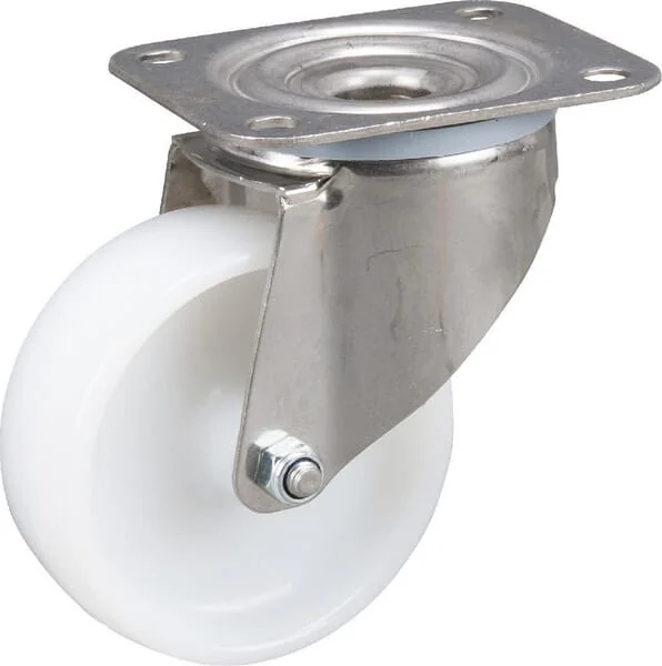 Tente - 8470UOO100P62 - Edelstahl-Lenkrollen mit Kunststofflaufflaeche
