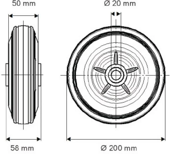 Tente - DVR200502058 - Rad 200 mm