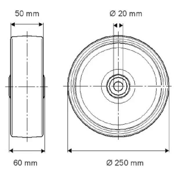 Tente - FTP2500502060 - Rad 250 mm