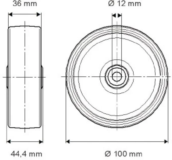 Tente - UOR100361244 - Rad 100mm